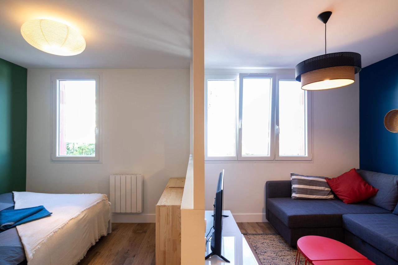 Goxoa - Appartement Au Calme, Centre Ville, Parking - Wifi Hendaye Buitenkant foto